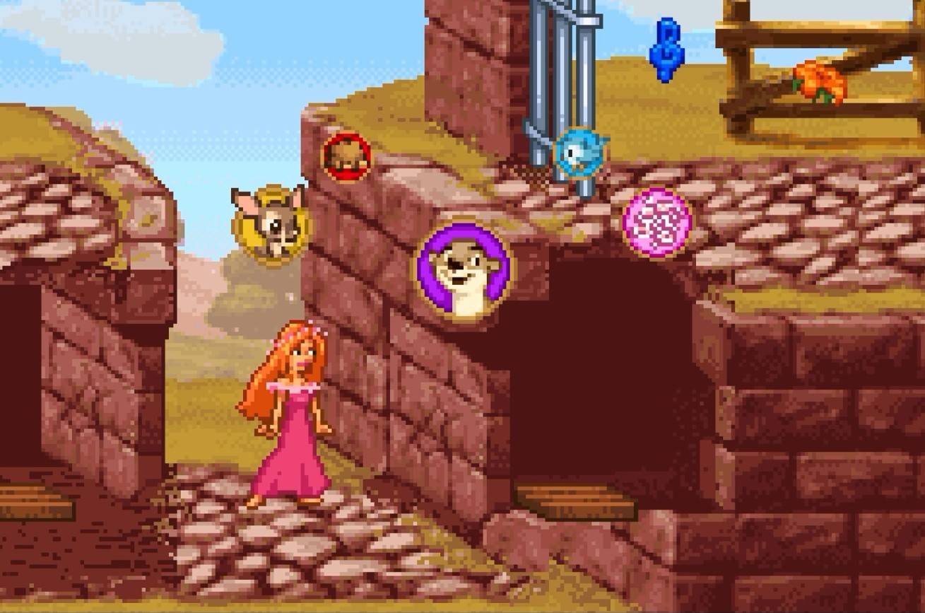 Enchanted Once Upon Andalasia - геймплей игры Game Boy Advance